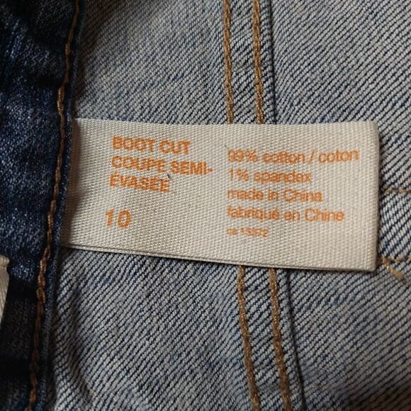 Joe Fresh Style Women's Jeans Size 10 Boot Cut Medium Wash Blue - Picture 9 of 12